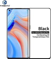 Voor Oppo Reno4 Pro 5G PINWUYO 9H 3D Hot Bending Tempered Glass Film (zwart)