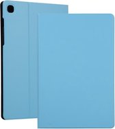 Voor Samsung Galaxy Tab A7 / T500 Horizontale flip-elasticiteit PU + TPU lederen tas met houder (blauw)