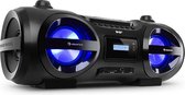 auna Soundblaster DAB Boombox Bluetooth CD/MP3 speler - USB/AUX DAB+/UKW radio - LED -  max. 50W