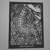 Stadskaart van Amsterdam 30 X 40 CM