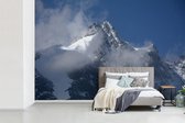 Glacier Pasterze entouré de nuages dans le Parc National du Hohe Tauern papier peint photo vinyle largeur 600 cm x hauteur 400 cm - Tirage photo sur papier peint (disponible en 7 tailles)