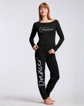 Temps Danse - Affetto - Dames - Warm up - Yogabroek - Sportbroek - Dansbroek - Viscose - Zwart - XL