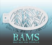 Bad Ass Stencil Nr. 1418 - BAM1418 - Schmink sjabloon - Bad Ass mini - Geschikt voor schmink en airbrush