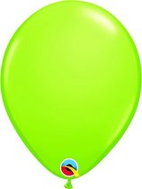 Qualatex Ballonnen Lime Green 45 cm 5 stuks