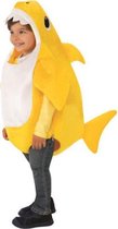 Rubies - Haai & Inktvis & Dolfijn & Walvis Kostuum - Baby Shark Kostuum Kind - geel,wit / beige - Maat 74-78 - Carnavalskleding - Verkleedkleding