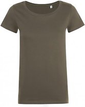 SOLS Dames/dames Mia Korte Mouwen T-Shirt (Leger)