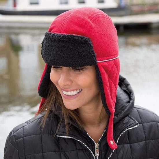Ongelofelijk Voorwaarde kolf Result Winter Extreem warme 3M Thinsulate ™ -isolatie Trapper Hat  (Zwart/Grijs) - M | bol.com