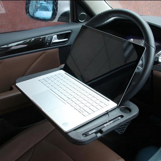 QWORK® Autotafel Multifunctioneel met bekerhouder - Auto