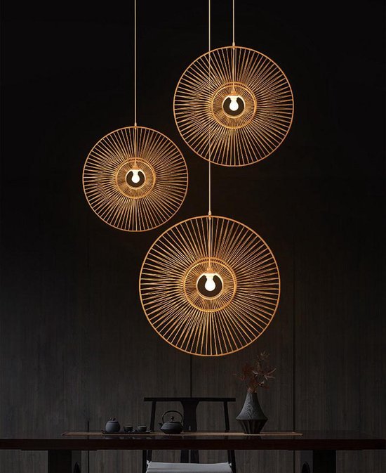 Fine Asianliving Bamboe Hanglamp Handgemaakt - Gracious D60cm