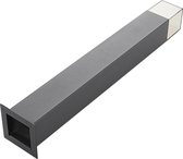 Lucande - Tuinpad verlichting - 1licht - aluminium, kunststof - H: 70 cm - E27 - grafietgrijs