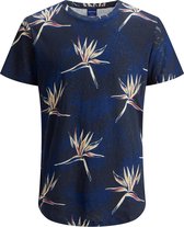 Jack & Jones T-shirt - Jongens - Navy/Blauw/Geel