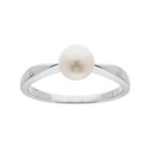 Glow 114.5417 Ring Zilver Zilverkleurig Parel - maat 56