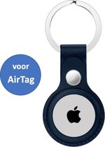 Apple AirTag Sleutelhanger Kunstleder (Blauw)