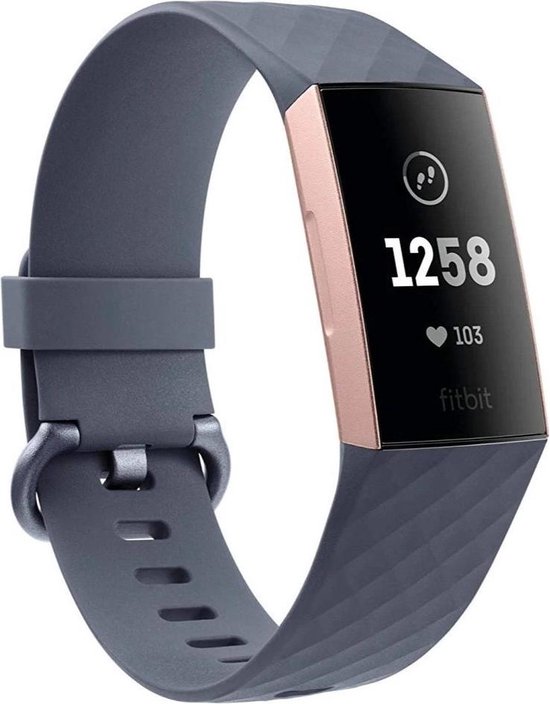 Fitbit Charge 3 - Activity tracker - Blauw/Grijs | bol.com
