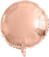 Folat - Folieballon Rond Rosegold - 45 cm