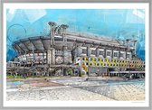Amsterdam ArenA stadion painting (reproduction) 71x51cm