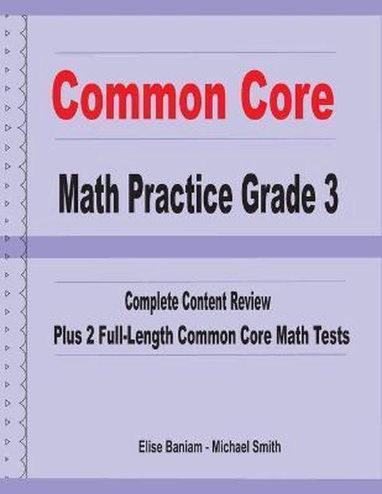 Common Core Math Practice Grade 3 - cover