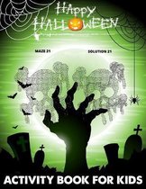 Happy Halloween Activity Book For Kids