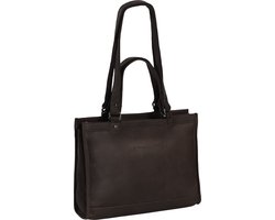 The Chesterfield Brand Cow Waxed Shopper Lille Brown