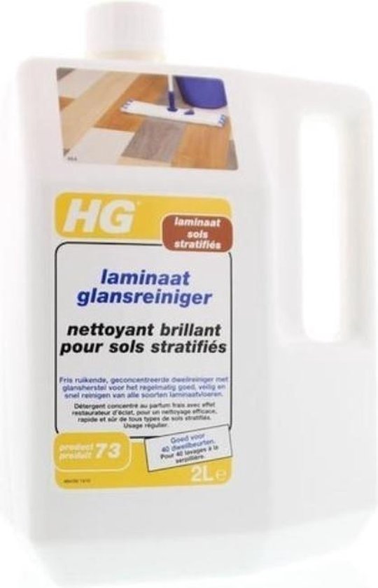 HG laminaat glansreiniger - 1L - voor alle soorten laminaatvloeren | bol.com