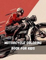 Motorcycle Coloring Book For Kids