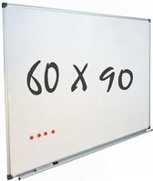 Whiteboard 60x90 cm - Magnetisch - Magneetbord / Memobord / Planbord / Schoolbord