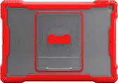 Apple iPad 9 10.2 (2021) Hoes - MAXCases - Shield Extreme-X Serie - Hard Kunststof Backcover - Rood - Hoes Geschikt Voor Apple iPad 9 10.2 (2021)