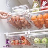 Séparateur Porte Réfrigérateur - 8 Partitions Ajustables Transparentes, Gain De Place Pour Bouteilles, Canettes, Condiments