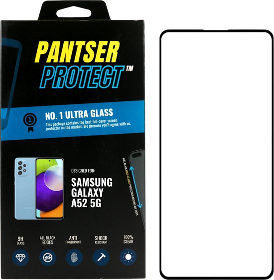 geest Sta op compenseren Pantser Protect ™ Case Friendly Screenprotector voor Samsung Galaxy A52 /  A52S (5G) -... | bol.com