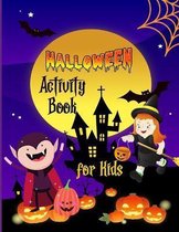 Halloween Activity Book for Kids: