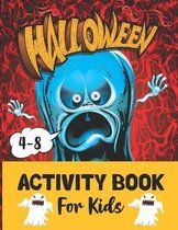 Halloween Activity Book for Kids Ages 4-8