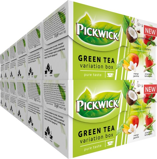 Pickwick Groene Thee Variatiebox - 12 x 20 theezakjes
