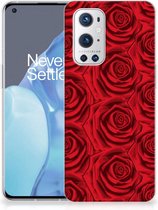 GSM Hoesje OnePlus 9 Pro TPU Bumper Red Roses
