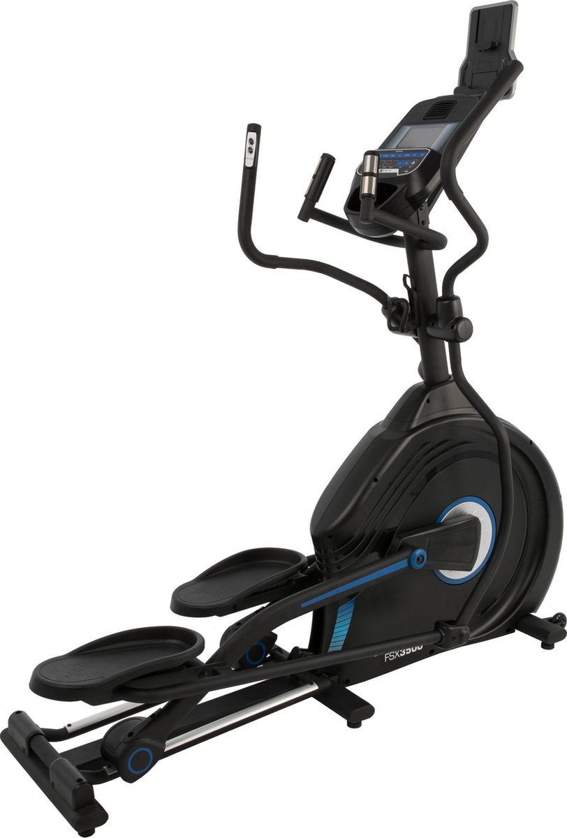 Xterra Fitness FSX3500 Crosstrainer Elliptical - Nieuwste model - 31 programma's ingebouwde speakers hartslagmeting koelventilator usb-port BlueTooth 17 cm display