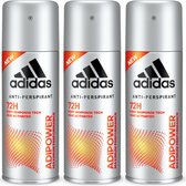 Adidas Adipower M Deodorant Multi Pack - 3 x 150 ml