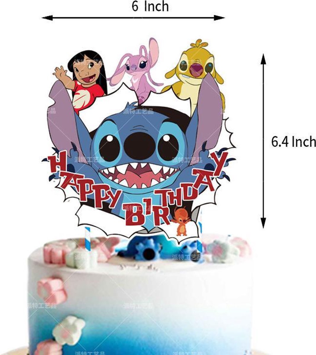 Décoration de fête d'anniversaire sur le Thema Lilo & Stitch / Set