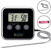 BBQ thermometer draadloos - Vleesthermometer digitaal - Oventhermometer - Incl. reserve probe & batterij