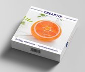 Creartix® - Fruitige Pillendoos 7 dagen  - 7 compartimenten - Compact & Eenvoudig - Orange