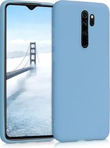 kwmobile telefoonhoesje geschikt voor Xiaomi Redmi Note 8 Pro - Hoesje voor smartphone - Back cover in duifblauw