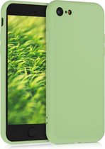 kwmobile telefoonhoesje geschikt voor Apple iPhone SE (2022) / iPhone SE (2020) / iPhone 8 / iPhone 7 - Hoesje voor smartphone - Back cover in matcha groen
