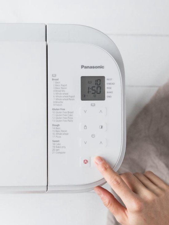 Panasonic SD-B2510 machine à pain 550 W Blanc