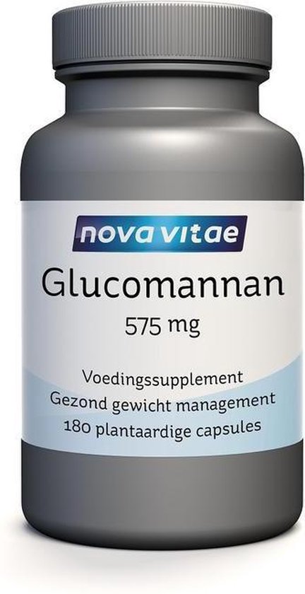 Cornwall weg te verspillen Suradam Nova Vitae - Glucomannan - 575 mg - 180 capsules | bol.com