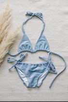 Meisjes zwemkleding - Meisjes bikini - Sparkling Blue - maat 110/116