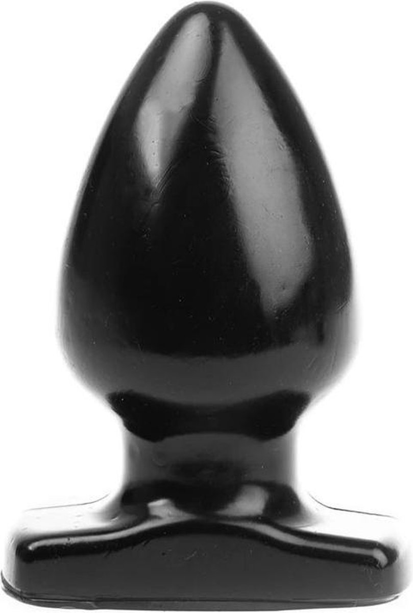 I Love Butt - Bolvormige Buttplug - M - Zwart