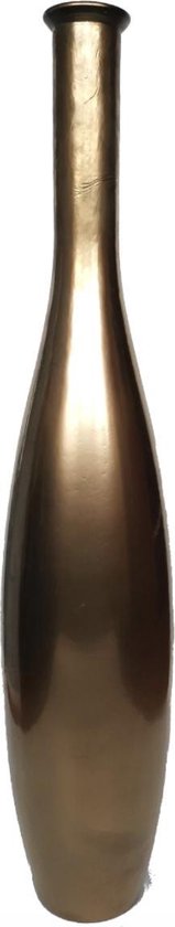 Wijnrek4U - Vaas - Gloria XL - Glans goud - 1 meter - Glazen vaas - Vaas  glas -... | bol.com