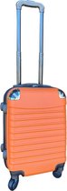 Travelerz handbagage koffer met wielen 27 liter - lichtgewicht - cijferslot - oranje