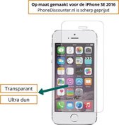 1x iPhone SE 2016 Screenprotector | Premium Kwaliteit | Tempered Glass | Protective Glass | Gehard Glas | Bescherm Glas