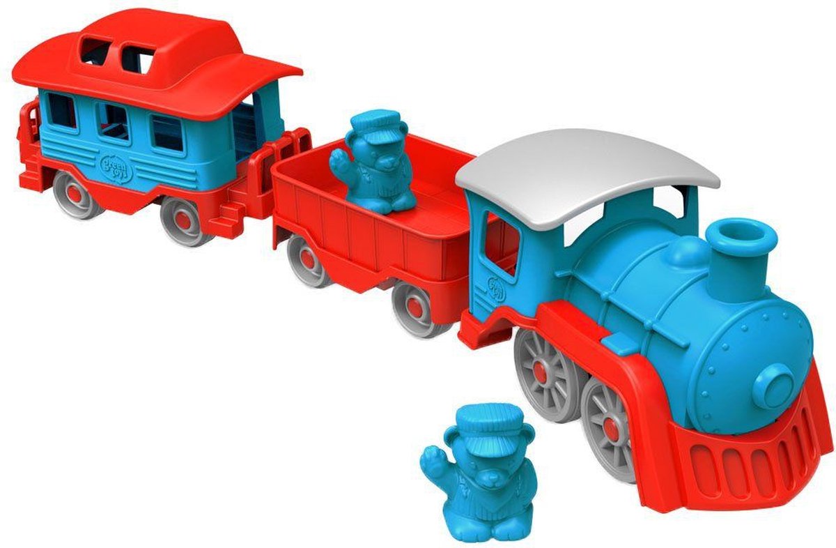 Speelgoed trein blauw - Green Toys