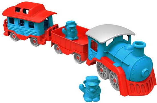 Green Toys speelgoed trein – blauw