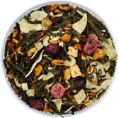 Pistachio -  Losse Thee - Een groene thee met smaakvolle ingrediënten - 140 gram Amberpot